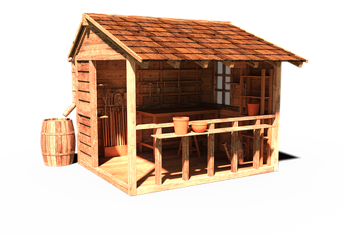 drewniany domek do ogrodu na zamówienie